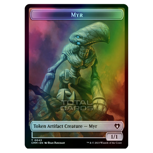 Magic The Gathering - Commander Masters Tokens - Myr - 0043 (Foil)