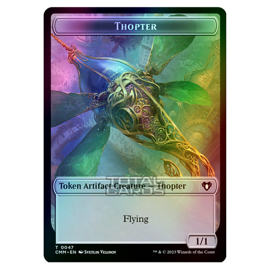 Magic The Gathering - Commander Masters Tokens - Thopter - 0047 (Foil)