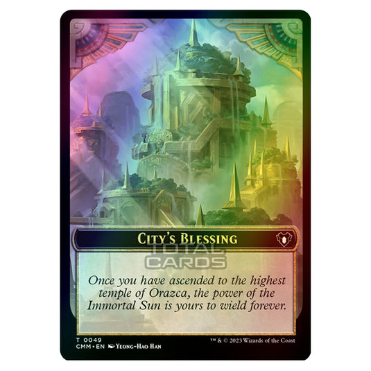 Magic The Gathering - Commander Masters Tokens - City's Blessing - 0049 (Foil)