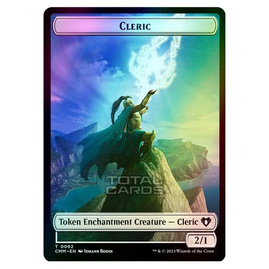 Magic The Gathering - Commander Masters Tokens - Cleric - 0062 (Foil)