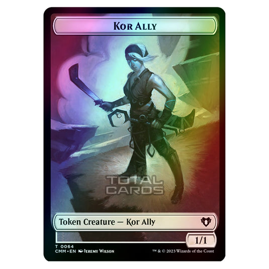 Magic The Gathering - Commander Masters Tokens - Kor Ally - 0064 (Foil)