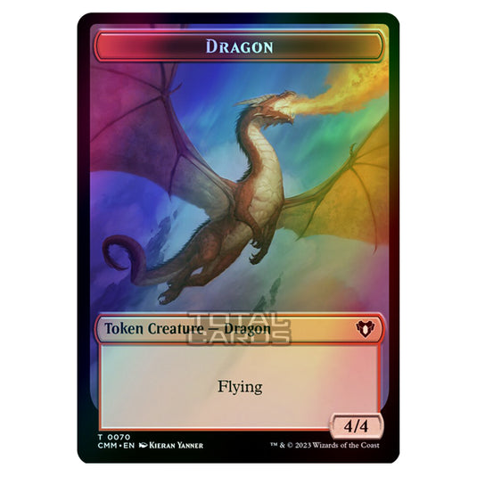 Magic The Gathering - Commander Masters Tokens - Dragon - 0070 (Foil)