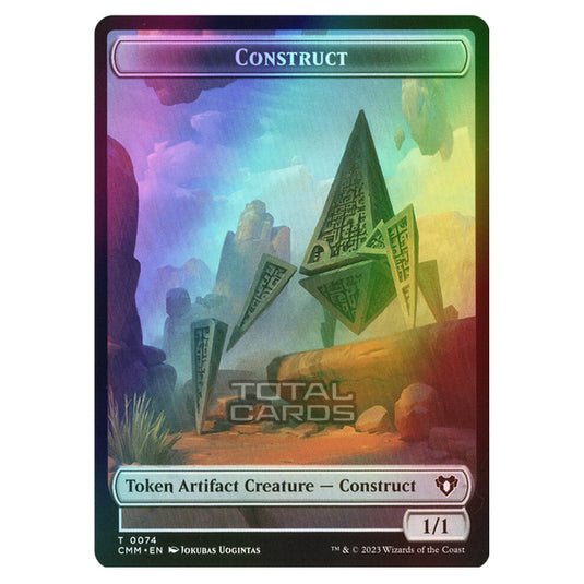 Magic The Gathering - Commander Masters Tokens - Construct - 0074 (Foil)