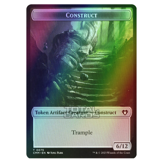 Magic The Gathering - Commander Masters Tokens - Construct - 0075 (Foil)