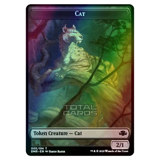 Magic The Gathering - Dominaria Remastered - Tokens - Cat - 003/14 (Foil)