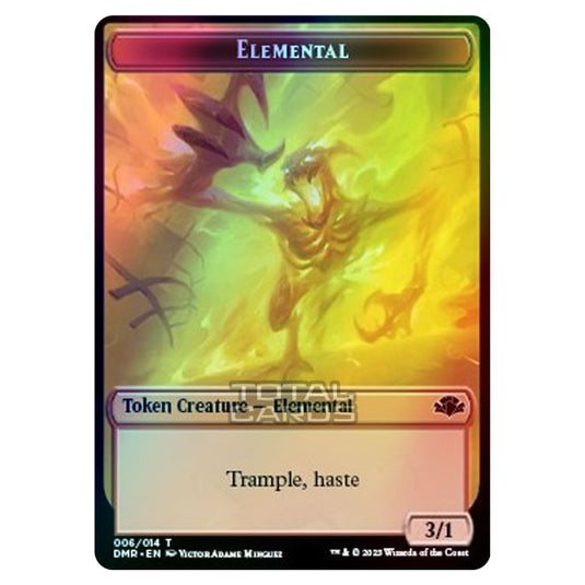 Magic The Gathering - Dominaria Remastered - Tokens - Elemental - 006/14 (Foil)