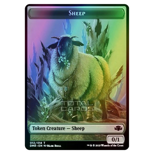 Magic The Gathering - Dominaria Remastered - Tokens - Sheep - 012/14 (Foil)