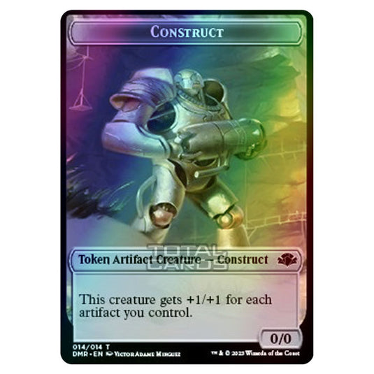 Magic The Gathering - Dominaria Remastered - Tokens - Construct - 014/14 (Foil)