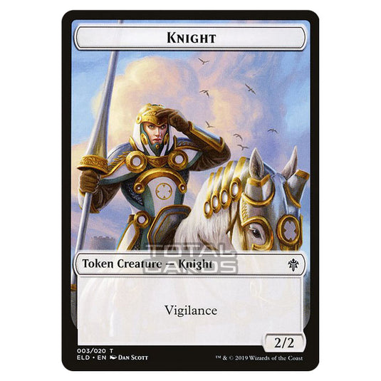 Magic The Gathering - Throne of Eldraine - Tokens - Knight - 3/20