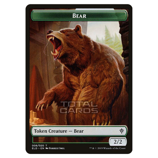 Magic The Gathering - Throne of Eldraine - Tokens - Bear - 8/20