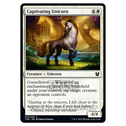 Magic The Gathering - Theros Beyond Death - Captivating Unicorn - 6/254