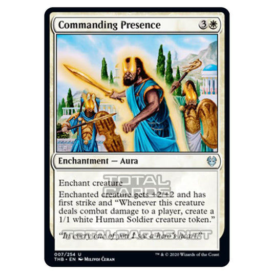 Magic The Gathering - Theros Beyond Death - Commanding Presence - 7/254