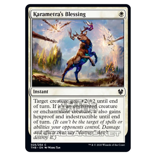Magic The Gathering - Theros Beyond Death - Karametra's Blessing - 26/254