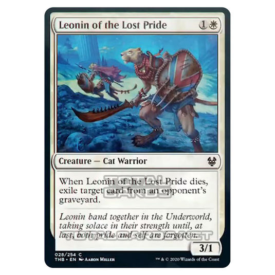 Magic The Gathering - Theros Beyond Death - Leonin of the Lost Pride - 28/254