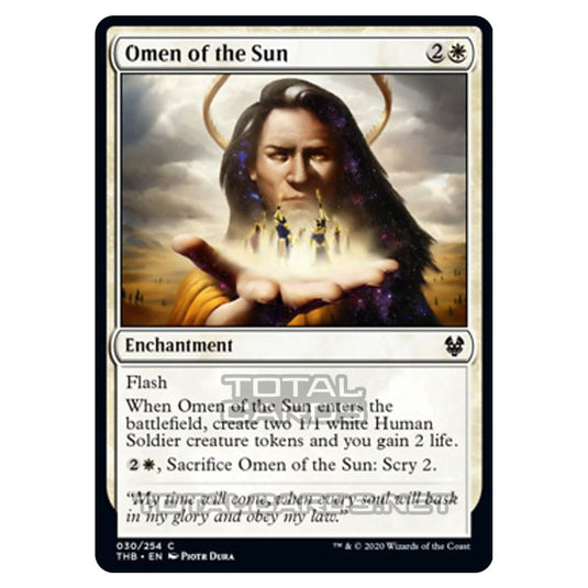 Magic The Gathering - Theros Beyond Death - Omen of the Sun - 30/254