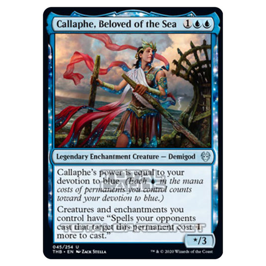 Magic The Gathering - Theros Beyond Death - Callaphe, Beloved of the Sea - 45/254