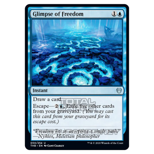 Magic The Gathering - Theros Beyond Death - Glimpse of Freedom - 50/254