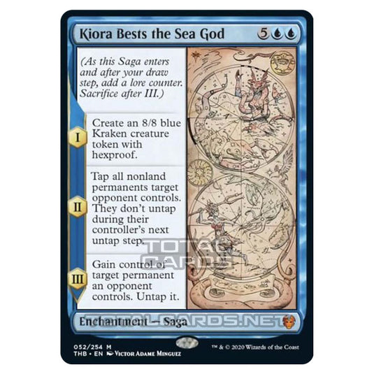 Magic The Gathering - Theros Beyond Death - Kiora Bests the Sea God - 52/254