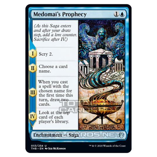 Magic The Gathering - Theros Beyond Death - Medomai's Prophecy - 53/254