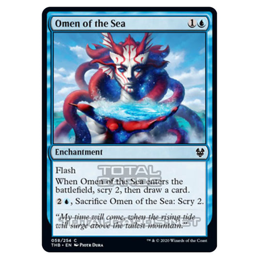 Magic The Gathering - Theros Beyond Death - Omen of the Sea - 58/254
