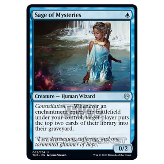 Magic The Gathering - Theros Beyond Death - Sage of Mysteries - 62/254