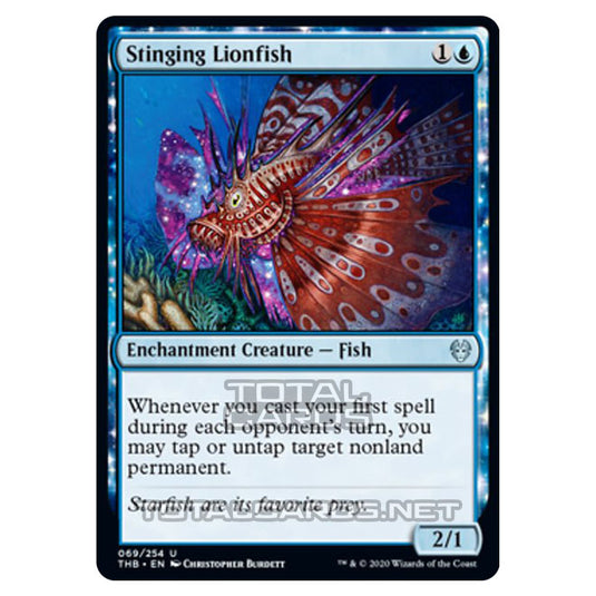 Magic The Gathering - Theros Beyond Death - Stinging Lionfish - 69/254