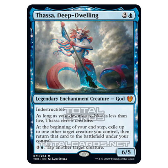 Magic The Gathering - Theros Beyond Death - Thassa, Deep-Dwelling - 71/254