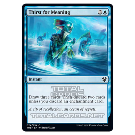 Magic The Gathering - Theros Beyond Death - Thirst for Meaning - 74/254