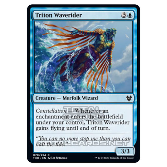 Magic The Gathering - Theros Beyond Death - Triton Waverider - 78/254