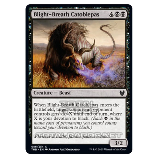 Magic The Gathering - Theros Beyond Death - Blight-Breath Catoblepas - 86/254