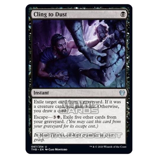 Magic The Gathering - Theros Beyond Death - Cling to Dust - 87/254