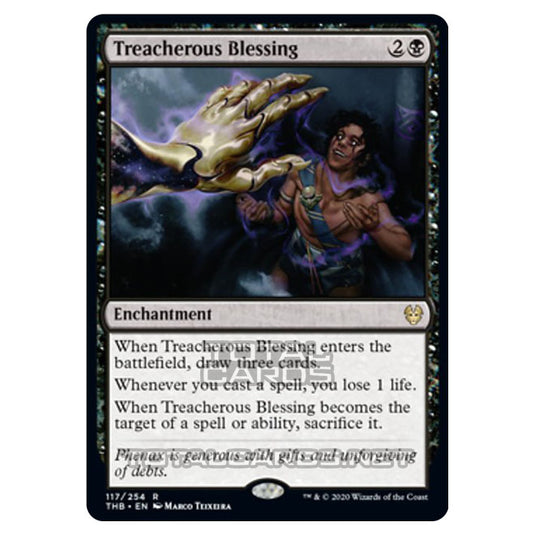 Magic The Gathering - Theros Beyond Death - Treacherous Blessing - 117/254