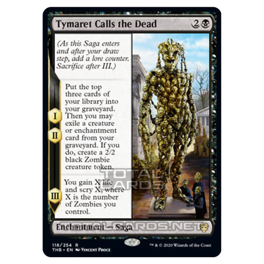 Magic The Gathering - Theros Beyond Death - Tymaret Calls the Dead - 118/254