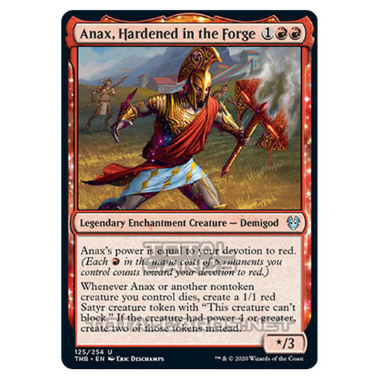 Magic The Gathering - Theros Beyond Death - Anax, Hardened in the Forge - 125/254