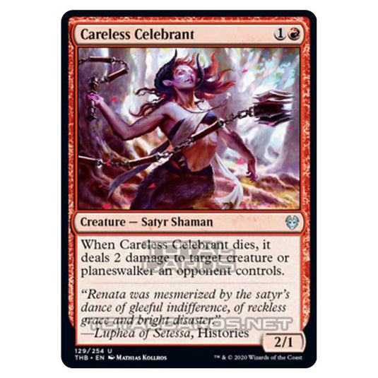 Magic The Gathering - Theros Beyond Death - Careless Celebrant - 129/254