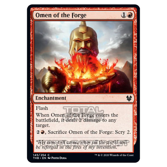 Magic The Gathering - Theros Beyond Death - Omen of the Forge - 145/254