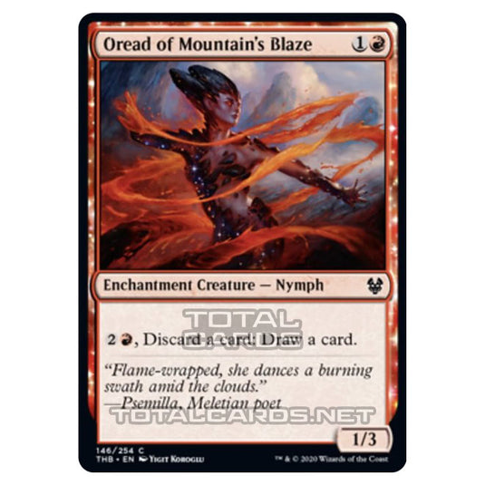 Magic The Gathering - Theros Beyond Death - Oread of Mountain's Blaze - 146/254