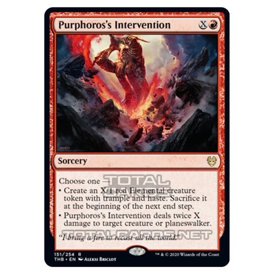 Magic The Gathering - Theros Beyond Death - Purphoros's Intervention - 151/254