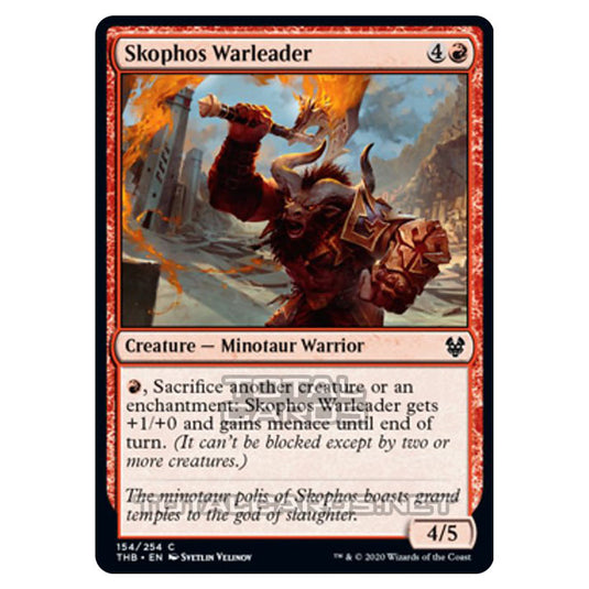 Magic The Gathering - Theros Beyond Death - Skophos Warleader - 154/254