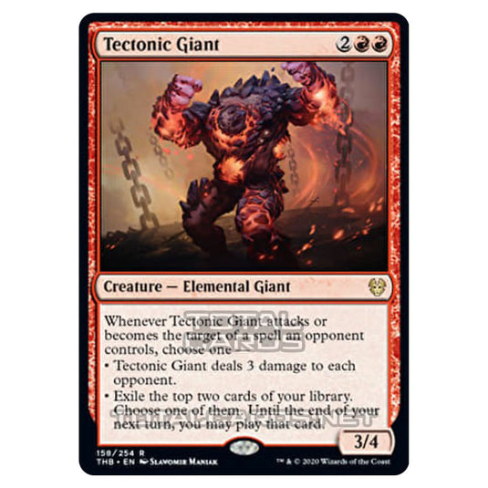 Magic The Gathering - Theros Beyond Death - Tectonic Giant - 158/254