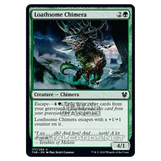 Magic The Gathering - Theros Beyond Death - Loathsome Chimera - 177/254