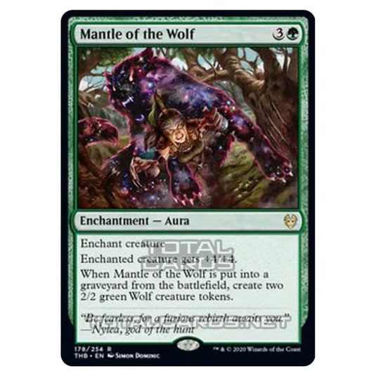 Magic The Gathering - Theros Beyond Death - Mantle of the Wolf - 178/254