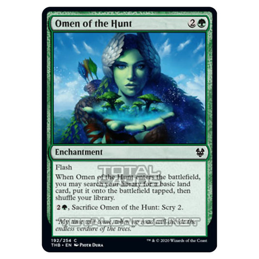 Magic The Gathering - Theros Beyond Death - Omen of the Hunt - 192/254