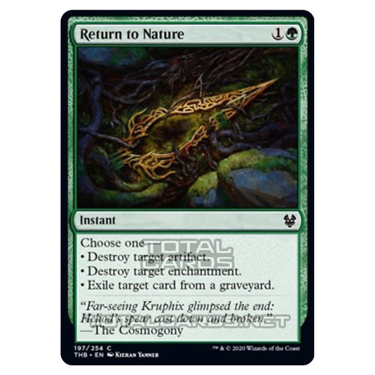 Magic The Gathering - Theros Beyond Death - Return to Nature - 197/254