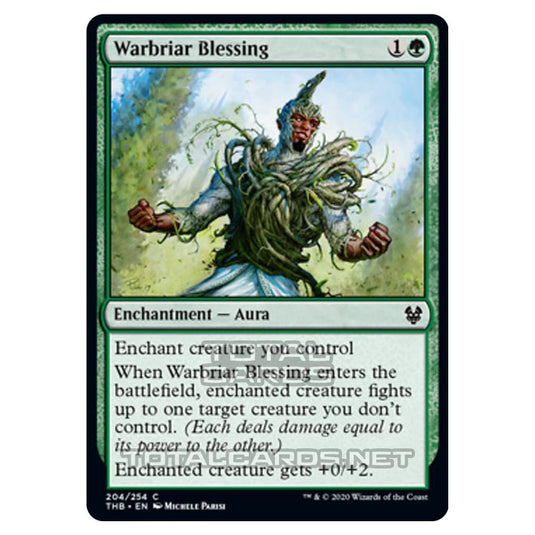 Magic The Gathering - Theros Beyond Death - Warbriar Blessing - 204/254