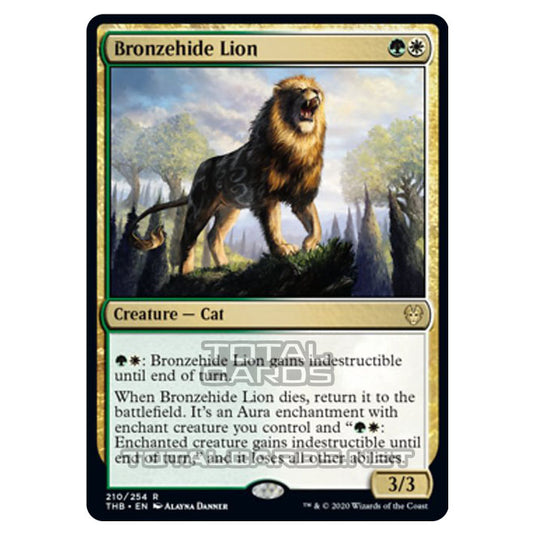 Magic The Gathering - Theros Beyond Death - Bronzehide Lion - 210/254