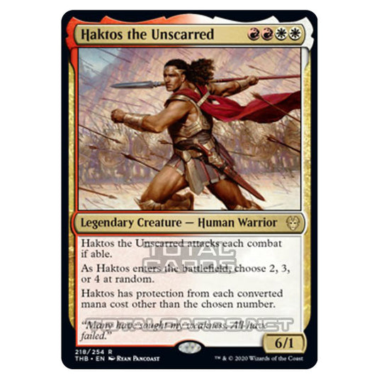 Magic The Gathering - Theros Beyond Death - Haktos the Unscarred - 218/254