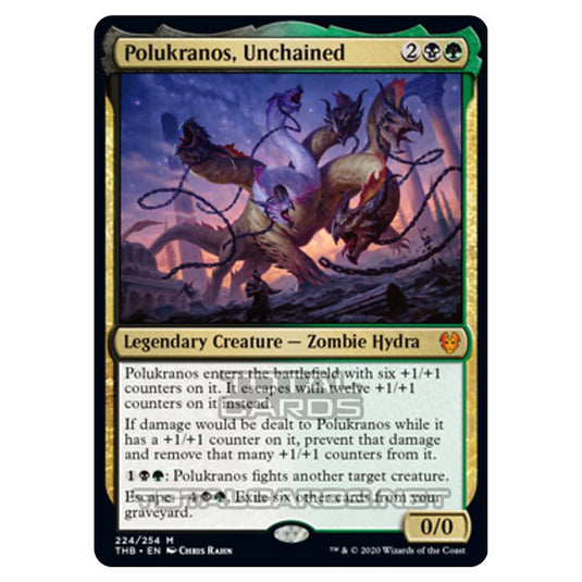 Magic The Gathering - Theros Beyond Death - Polukranos, Unchained - 224/254