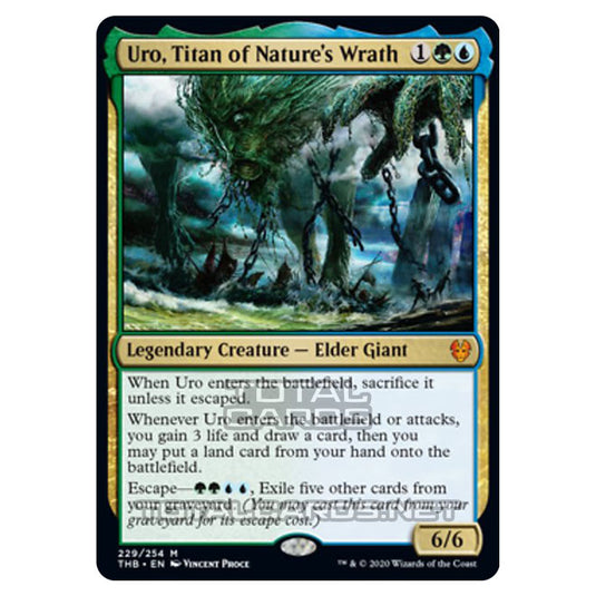 Magic The Gathering - Theros Beyond Death - Uro, Titan of Nature's Wrath - 229/254