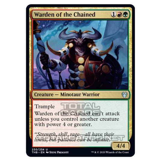 Magic The Gathering - Theros Beyond Death - Warden of the Chained - 230/254